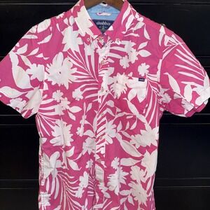 Chubbies Friday Shirt Men's Small The Blossom Short Sleeve Button Up Casual